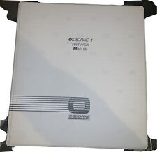 First PRINT 1982 Osborne 1 Computer Original Technical Manual Schematics Repair picture