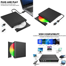 US 1-2 Pack Portable USB 3.0 External CD DVD Drive Burner Writerr Writer Laptop picture