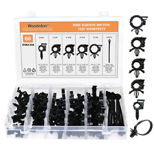 60 Pcs Automotive Wire Loom Routing Clip Wiring Harness Assortment Kit 6 Differe picture