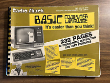 BASIC computer language book Radio Shack 62-2016 TRS-80 1st Ed., 2nd Printing picture