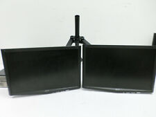 Halter Hex Extendable LCD Monitor Desk Stand 02-1458a w/ 2 x Acer X193w Monitors picture