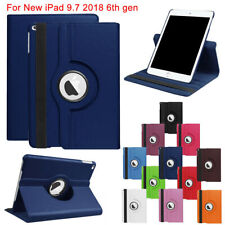 For iPad 9.7 2018 6th 5th Generation 360° Rotating Stand Smart Leather Flip Case picture