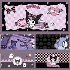 My Melody Kuromi Mouse Pad Cartoon Large Mouse Mat Non-slip Keyboard Desk Rug  picture