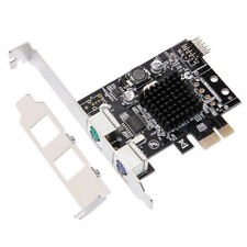PCI Express 2 Ports PS2 PS/2 for PC Keyboard Mouse Adapter Expansion Card picture
