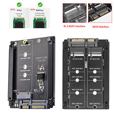 Dual B+M Key M.2 NGFF SATA SSD to 2.5in SATA 3.0 6Gbps JBOD Raid0 Adapter CardP0 picture