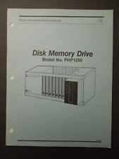 1982 TEXAS INSTRUMENTS Home Computer Disk Memory Drive PHP1250 Manual picture