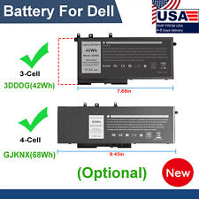 GJKNX 3DDDG Battery for Dell Latitude 15 3520 3530 14 5480 5488 5490 5491 Laptop picture