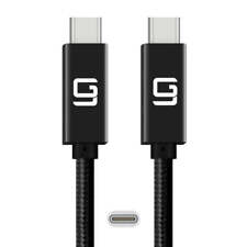 USB-C to USB-C Cable (20Gbps) Nylon Braided, Fast Charging, Dual 4K (3.3ft/1.0M) picture