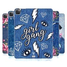 HEAD CASE DESIGNS PRINTED DENIM EMBROIDERY GEL CASE FOR APPLE SAMSUNG KINDLE picture