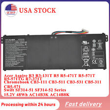 Genuine AC14B3K AC14B8K battery for Acer Chromebook CB3-111 CB5-571 AspireV3-371 picture