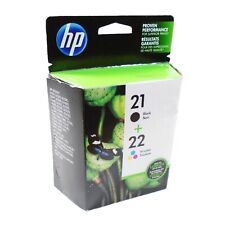 2PK Genuine HP 21 HP 22 Ink for Officejet J3680 4315 Deskjet D2360 F380 EXP DATE picture
