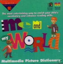 Me And My World PC MAC CD multimedia vocabulary define words picture dictionary picture
