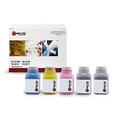 5Pk LTS TN221 CMYK Toner Refill Kit Compatible for Brother HL-3140CW, MFC-9130CW picture