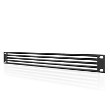 Rack Panel Accessory Vented 1U Space for 19” Rackmount, Premium Black Aluminum picture