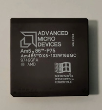 AM5x86-P75 . AMD-X5-133ADZ ADW Ceramic CPGA Direct Pin Gold Plated Micro CPU picture