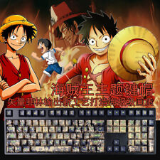 Anime ONE PIECE PBT Keycaps for Cherry MX Height Mechanical Keyboard 108 Stock picture