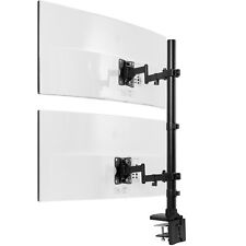 VIVO Ultra Wide Dual Monitor Mount, Extra Tall Stand, Fits up to 43