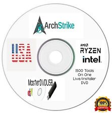Arch STRIKE Linux  with over 1450+ tools for Hackers LIVE/INSTALL DVD 2023 picture