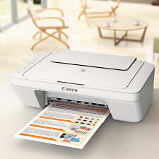 PIXMA MG2522 Wired All-in-One Color Inkjet Printer [USB Cable Included], White,A picture