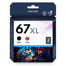 2PK 67XL Ink Cartridges for HP 2755 1255 2732 2752 6055 6400 6455 2734e 2742e picture