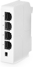 Mokerlink 4 Port Poe Extender, IEEE 802.3 Af/At Poe Repeater, 100Mbps, 1 Poe in  picture