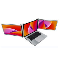 15'' Triple Extender Portable Laptop Monitor 1920*1080 Dual Dispaly Screen Q4G8 picture