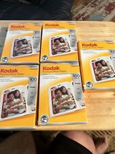 LOT 5 NEW Sealed Kodak Premium Photo Paper Gloss Instant Dry 100 Sheets 4x6 SZ picture