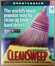 New Quarterdeck Cleansweep 3.0 for Windows 3.1/95/NT, Sealed, Vintage 1996 picture