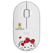 Hello Kitty Pebble M350 Lightweight Wireless Mouse Bluetooth White Hello Kitty picture