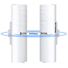 ULNA  2-Pack 5.8G 3KM Gigabit Point to Point Wifi Outdoor CPE Wireless Bridge picture