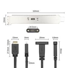 P&P USB 3.1 Type E PCI-E to Type C Female Gen 2 Extension Cable With Bracket O picture