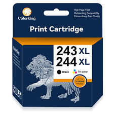 2PK PG-243XL CL-244XL Ink Cartridge replacement for Canon TS202 TS302 TS3122 picture