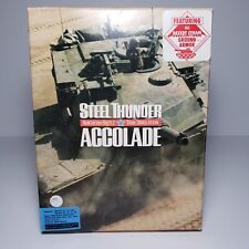 VTG 89 Steel Thunder Tank Simulation Software 5.25 Disk IBM Tandy Accolade picture