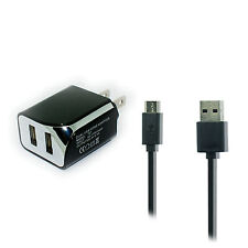Wall AC Home Charge+6ft Long USB Cord Cable for Verizon Ellipsis 8 4g LTE Tablet picture