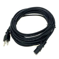 25FT Universal 3 Prong AC Power Cord Cable 18AWG for Computer Printer Monitor TV picture