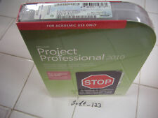 Microsoft Project 2010 Professional For 2 PCs Full Academic Version =RETAIL BOX= picture