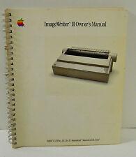 Vintage Apple ImageWriter II User’s Manual Guide book Apple II, Pus, Lisa picture