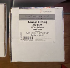 Hahnemuhle German Etching 24” x 39’ Roll Paper Matt Fine Art Textured 310gsm picture