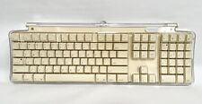 Vintage 2002 Apple Mac Computer M7803 Pro Keyboard White USB Port Yellowed picture