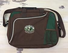 CALIFORNIA AVOCADOS - NWOT Brown Canvas Messenger Bag Laptop Case - MUST SEE picture