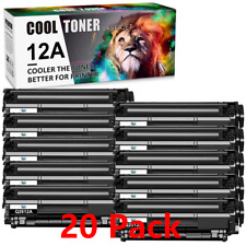 20PACK Q2612A Toner Replacement For HP 12A LaserJet 1018 1020 1022 1010 Black picture