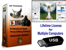 NEW Pro  GIMP SHOP Photo Graphics Camera Image Editing Software 2022v   USB picture