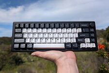 65% Thocky Wireless Mechanical Keyboard | Lubed MMD Princess Linear | B&W Keys picture