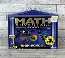Vintage Math Advantage 2000 High School 9-12 CD-ROM 7 CD Set Win/Mac New In Box picture