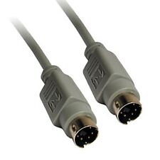 6 Ft Mini Din 6-pin Male to Male PS2 PS/2 Cable For Computer Keyboard Mouse KVM picture