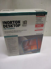 New Sealed Vintage The NORTON DESKTOP Software for Windows Symantec DOS IBM picture