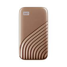 WD 500GB My Passport SSD, Portable Solid State Drive, Gold - WDBAGF5000AGD-WESN picture