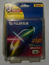 Fujifilm Zip 100MB Disk IBM Formatted 2 Pk Zip Drive Computer Storage PC Sealed picture
