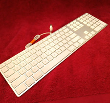 Genuine Apple A1243 Wired USB Keyboard w/Keypad for iMac, Mac Mini, Mac Pro picture