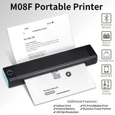 Portable Wireless Legit A4 Bluetooth Thermal Printer for Travel Phomemo M08F picture
